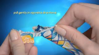 How to use a tampon TAMPAX Compak Pearl Opening the wrapper [upl. by Gilud6]