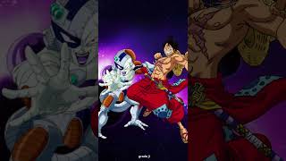 Who is strongest  Frieza vs Luffy  dbzkakarot goku dbs shorts [upl. by Emerej]