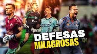 NARRAÇÕES de ARREPIAR de DEFESAS MILAGROSAS melhoresmomentos goleiro [upl. by Aihsal]