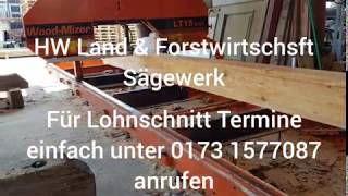 Lärche Schalung sägen mit unserer Woodmizer LT15 [upl. by Ynohtn]