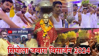 Singhola jawara visarjan 2024  सिंघोला जवारा विसार्जन 2024  Hamar Chhattisgarh  jawaravisarjan [upl. by Ynar118]