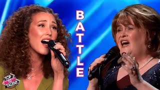 Loren Allred BATTLES Susan Boyle  Who Is Your Winner [upl. by Annemarie]