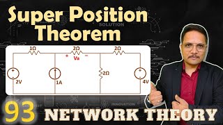 Superposition Theorem Explained Example and Solved Problem 3 [upl. by Ttenrag]