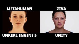 Unreal Engine 5 Metahuman vs Ziva Dynamics [upl. by Millburn]