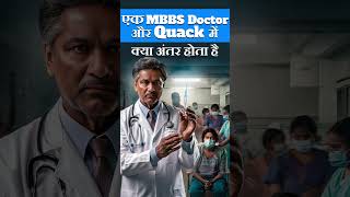 एक MBBS Doctor और Quack में क्या अंतर होता है l shorts viralshorts neet2025 [upl. by Edrea]