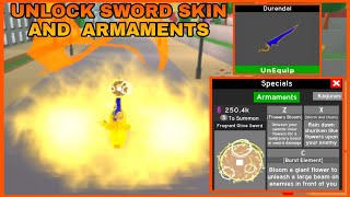 I UNLOCK SWORD SKIN AND ARMAMENTS  FIGHTING PASS  ANIME FIGHTING SIMULATOR  Part 37 [upl. by Glenden]