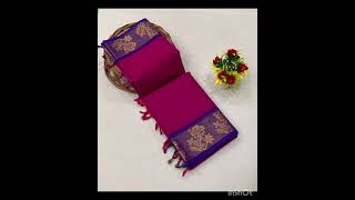 SPECIAL KANCHI COTTON SAREES [upl. by Ollehto]