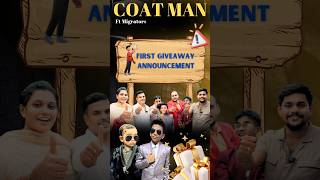 Migrators and CoatMans Most EPIC Give Away EVER shorts migrators giveaway [upl. by Felicie992]