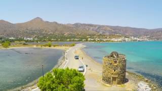 Elounda Water Park Residence Drone Clip [upl. by Tabib589]