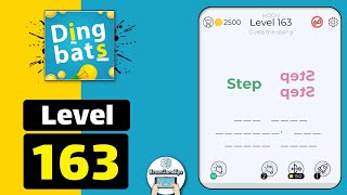 Dingbats Level 163 Step Walkthrough [upl. by Nerad]