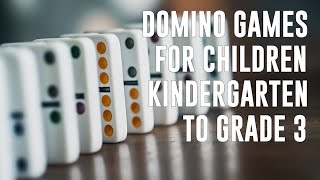 Domino Games for children Kindergarten to Grade 3 [upl. by Anilatak]