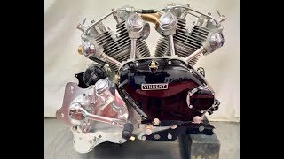 New Vincent HRD engine build and first start up [upl. by Anotyal]