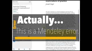 Mendeley for iPad [upl. by Etka]