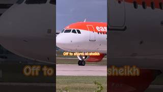 EasyJet takeoff from Manchester 2624 [upl. by Ayek]