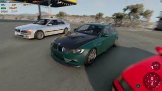 BeamNGdrive  i5 13400F  RTX 3070  2560 x 1440 Ultra Preset benchmark BMW E36 BMW E39 BMW E92 [upl. by Sadella]