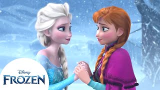 El amor de hermanas Anna y Elsa  Frozen [upl. by Bonaparte]