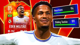 NUMBERS UP MILITAO REVIEW 85 ADIDAS NUMBERSUP EDER MILITAO PLAYER REVIEW FIFA 22 [upl. by Rawde]