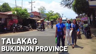 Talakag Bukidnon Province Philippines  Walking tour [upl. by Eetse]