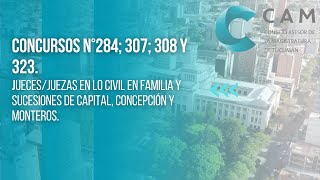 CAM  Entrevistas Concursos n° 284 307 308 y 323 [upl. by Intosh]