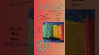 Build A Quilt  Choose a Color shorts buildaquilt sewincommon patchwork quilting quiltalong [upl. by Hteik4]