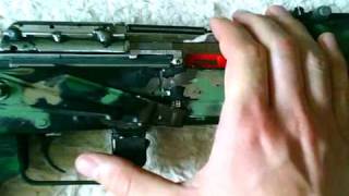 Cyma AK 74 moded to shock and recoil airsoft gun [upl. by Oderfigis]