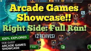 MCOC  Arcade Games Showcase  Right Side Full Run and Breakdown 2 Revives [upl. by Moraj]