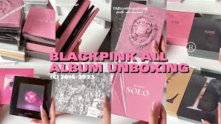 ♡♡quotASMR UNBOXINGquot BLACKPINK 블랙핑크 all album♡ [upl. by Caryl]