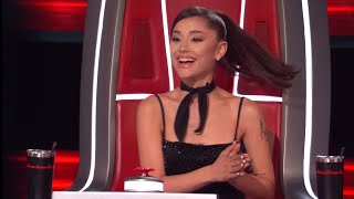 Ariana Grande’s The Voice CoStars POKE FUN at Her During Debut [upl. by Imat]