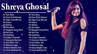 Best 15 Songs Shreya Ghoshal Hindi Hits Collection 2021 [upl. by Freberg87]