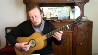 J H Kapsberger  Canario  Baroque Guitar [upl. by Willey378]