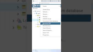 Como generar un diagrama de Entidad Relacion ERD de PosgresSQL con el pgAdmin 4 [upl. by Accemahs]