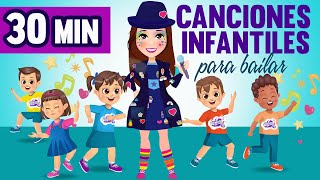 Compilado canciones infantiles para bailar para niños Canciones populares y Pelina [upl. by Cypro90]