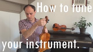 How to tune your instrument [upl. by Genesia]