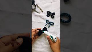 Glitter tube Bow and Lace Bow making diy ytshorts trendingunique [upl. by Marin]