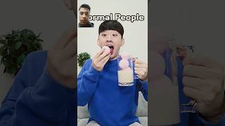 How To Drink Boba 4 Normal People vs Rich People shorts [upl. by Deanna]