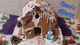 Lebkuchenhaus selber machen  Lebkuchen Rezept  Pfefferkuchenhaus [upl. by Ardnael44]