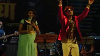 Daulat Hi Teen Lakhachi live Sung by Playback singer Vaishali Mhade with Abhishek Vasnik [upl. by Lenod]