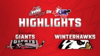 Vancouver Giants at Portland Winterhawks 1207  WHL Highlights 202425 [upl. by Modla]