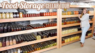 FOOD STORAGE CELLAR TOUR  PANTRY TOUR  CANNING RECIPES  MEAL PREP COOK WITH ME LARGE FAMILY MEALS [upl. by Iva769]