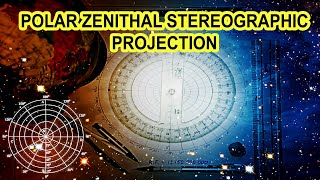 Polar Zenithal Stereographic Projection  Sanjib Mandal SanGeotics [upl. by Anerok671]