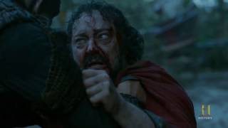 Vikings Athelstan Saves Ragnar in Battle Season 2 Episode 2  History [upl. by Christenson]