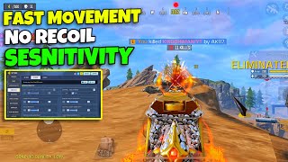 FAST MOVEMENT  NO RECOIL  BEST SENSITIVITY FOR COD MOBILE  CODM SENSITIVITY SETTINGS [upl. by Eniretak]