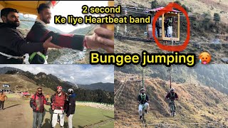 Tried Bungee Jumping For The First Time😅 [upl. by Bibah]