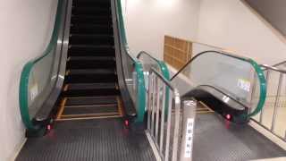 三次市Ｍクリニックのエスカレーター（Fujitec・フジテック製）escalator Hiroshima Miyoshi City [upl. by Xavier]