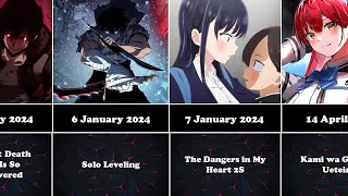 All New Upcoming Anime And Sequels in Winter 2024  January to July [upl. by Ococ564]