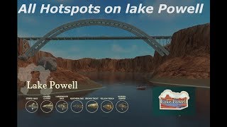 Rapala Fishing Pro Series Gameplay  All Hotspots on Lake Powell [upl. by Llij]