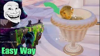 Easily Destroy Vases to Collect Golden Fleece Statues  Fortnite Medusa Snapshot Quest [upl. by Enomyar]