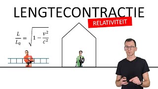 natuurkunde uitgelegd LENGTECONTRACTIE [upl. by Anekam883]