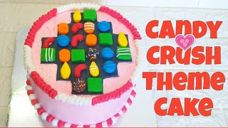 Candy Crush Cake  Candy Crush Theme Cake candycrushsaga candycrush kidsbirthdaycake [upl. by Madda]