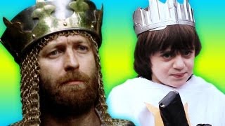 KIDS SWEDE MONTY PYTHON AND THE HOLY GRAIL  We Dont Give A Frak [upl. by Hadihahs542]